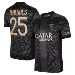 Maglia Paris Saint-Germain N.Mendes 25 Uomo 3rd 2023/24 Maglia Paris Saint-Germain N.Mendes 25 Uomo 3rd 2023/24