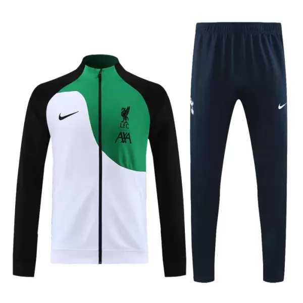 Liverpool White Tute da giacca da allenamento Uomo 2023/24 Verde