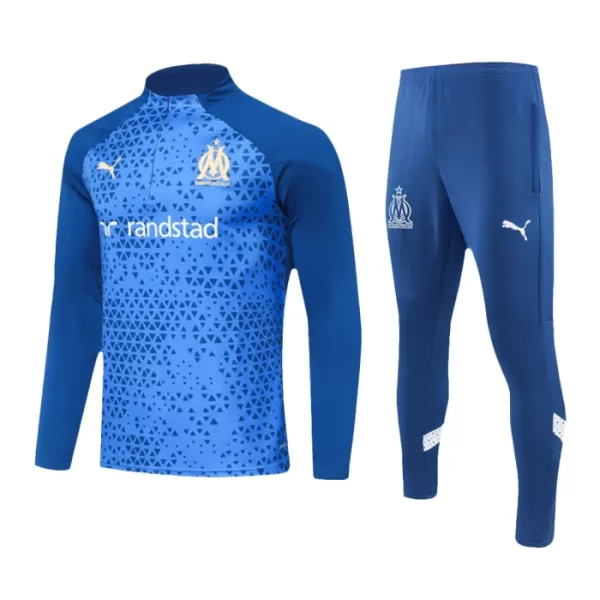 Marsiglia Felpe da Allenamento Uomo 1/4-Zip 2023/24 Blu