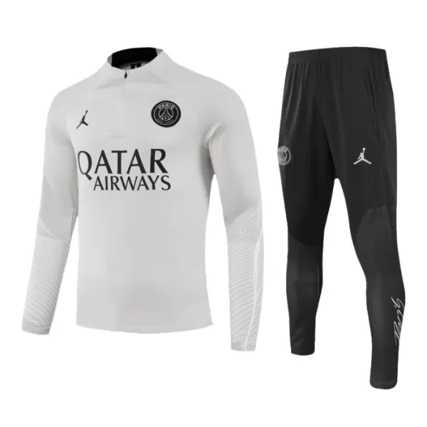 Paris Saint-Germain Felpe da Allenamento Uomo 1/4-Zip 2023/24 Grigio