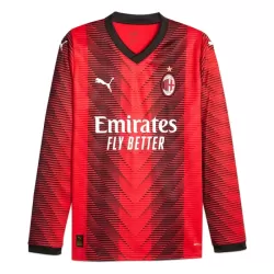 Maglia AC Milan Uomo Primo 2023/24 Maniche Lunghe