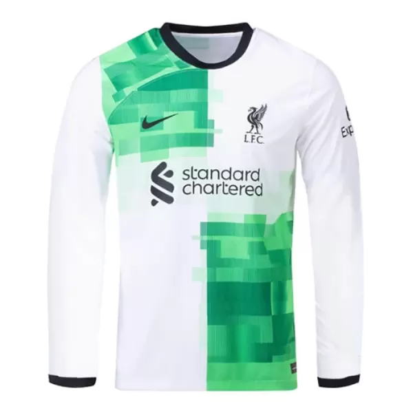 Maglia Liverpool Uomo Secondo 2023/24 Maniche Lunghe