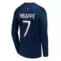 Maglia Paris Saint-Germain Mbappé 7 Uomo Primo 2023/24 Maniche Lunghe Maglia Paris Saint-Germain Mbappé 7 Uomo Primo 2023/24 Maniche Lunghe