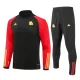 AS Roma Felpe da Allenamento Bambino 1/4-Zip 2023/24 Nera