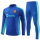 Barcellona Dark Felpe da Allenamento Bambino 1/4-Zip 2023/24 Blu