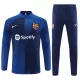 Barcellona Felpe da Allenamento Bambino 1/4-Zip 2023/24 Blu