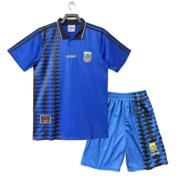 Completo calcio Argentina Bambino Secondo Retro 1994 Completo calcio Argentina Bambino Secondo Retro 1994