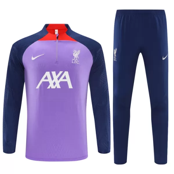 Liverpool Felpe da Allenamento Bambino 1/4-Zip 2023/24 Viola