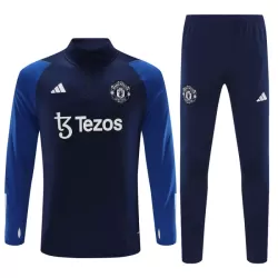Manchester United Felpe da Allenamento Uomo 1/4-Zip 2023/24 Navy Manchester United Felpe da Allenamento Uomo 1/4-Zip 2023/24 Navy