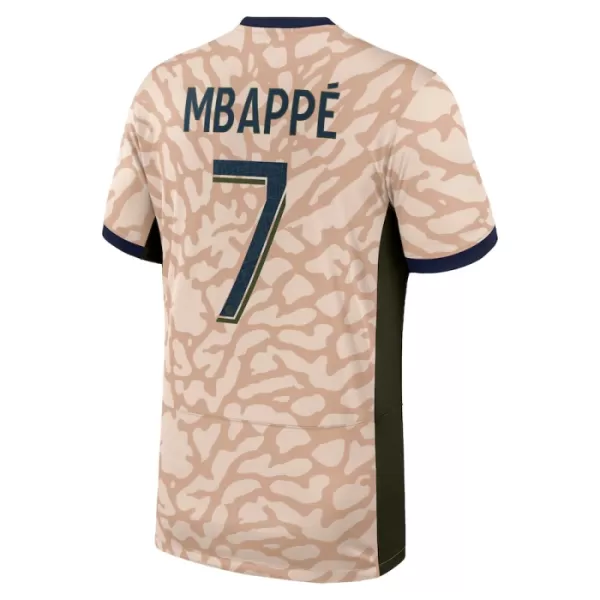Completo calcio Paris Saint-Germain Mbappé 7 Bambino 4th Jordan 2023/24