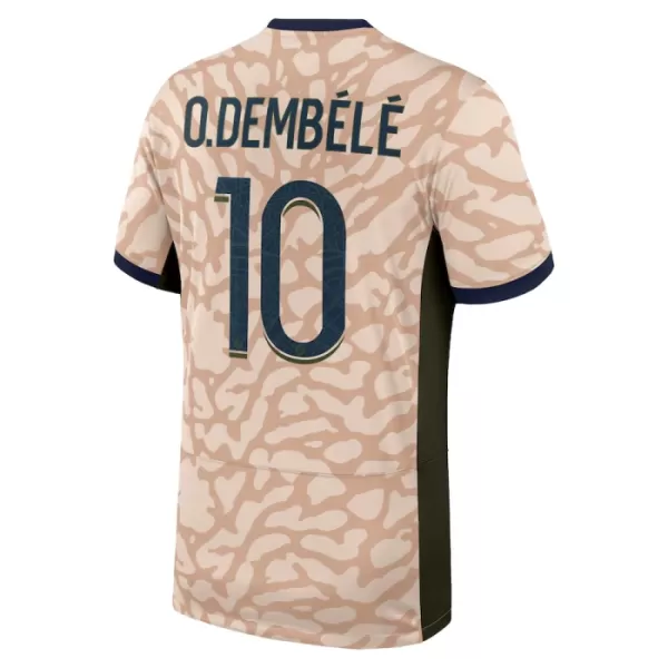 Completo calcio Paris Saint-Germain O. Dembele 10 Bambino 4th Jordan 2023/24