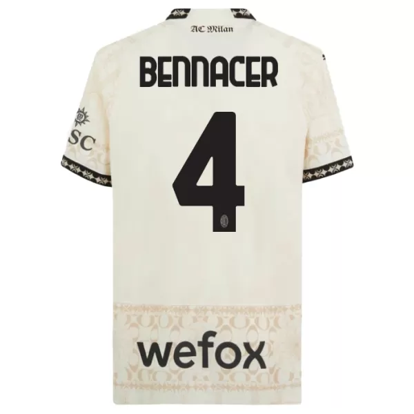 Maglia AC Milan Ismael Bennacer 4 Uomo 4th 2023/24 Bianca