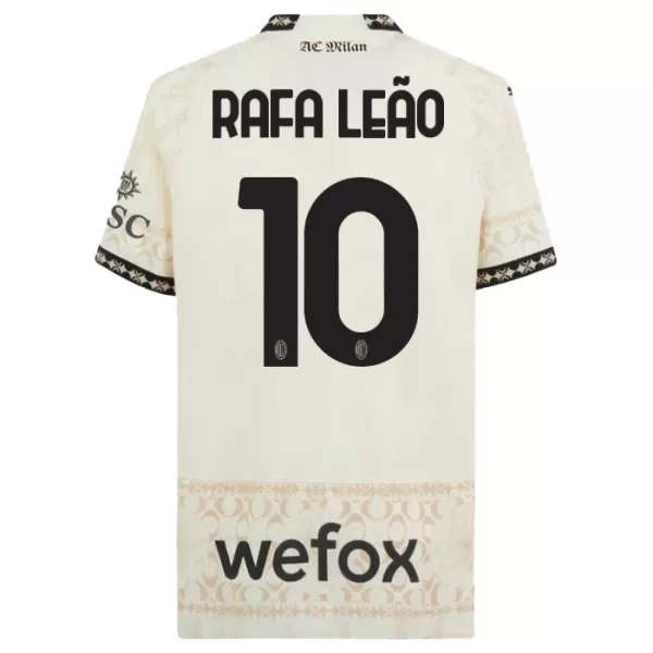 Maglia AC Milan Rafael Leao 10 Uomo 4th 2023/24 Bianca