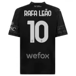 Maglia AC Milan Rafael Leao 10 Uomo 4th 2023/24 Nera