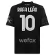 Maglia AC Milan Rafael Leao 10 Uomo 4th 2023/24 Nera