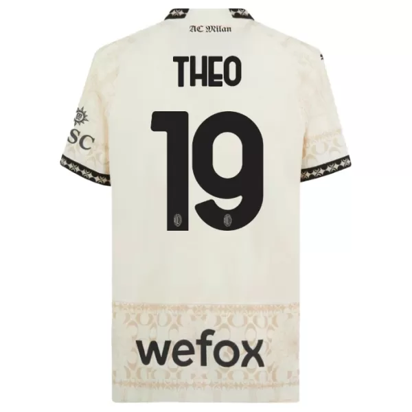 Maglia AC Milan Theo Hernandez 19 Uomo 4th 2023/24 Bianca