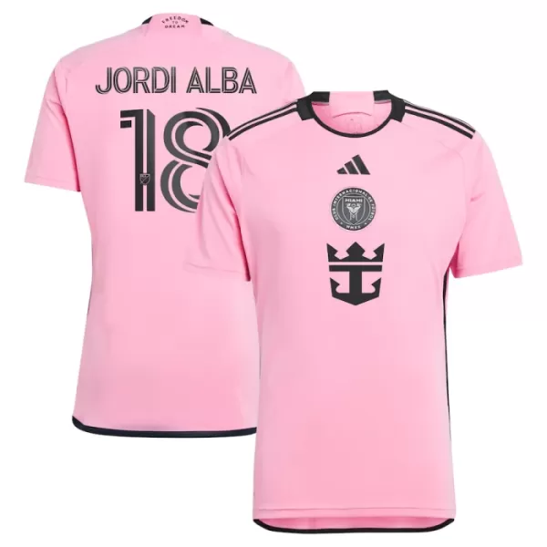 Maglia Inter Miami CF Jordi Alba Ramos 18 Uomo Primo 2024/25