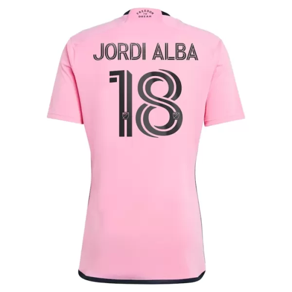 Maglia Inter Miami CF Jordi Alba Ramos 18 Uomo Primo 2024/25