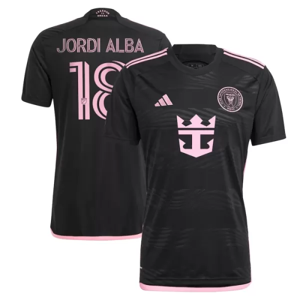 Maglia Inter Miami CF Jordi Alba Ramos 18 Uomo Secondo 2024/25