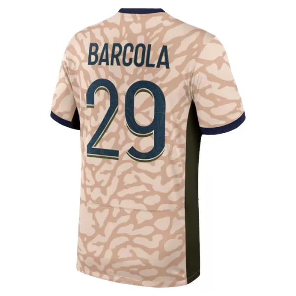 Maglia Paris Saint-Germain Bradley Barcola 29 Uomo 4th Jordan 2023/24