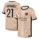 Maglia Paris Saint-Germain Lucas Hernandez 21 Uomo 4th Jordan 2023/24