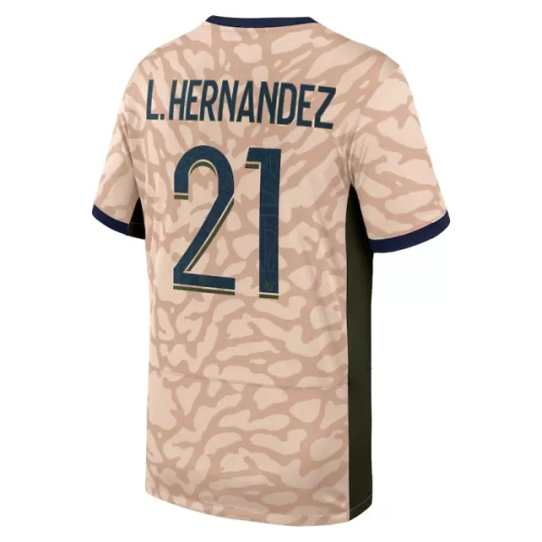 Maglia Paris Saint-Germain Lucas Hernandez 21 Uomo 4th Jordan 2023/24