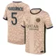 Maglia Paris Saint-Germain Lucas Marquinhos 5 Uomo 4th Jordan 2023/24