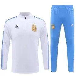 Argentina Felpe da Allenamento Uomo 1/4-Zip 2023/24 Bianca Argentina Felpe da Allenamento Uomo 1/4-Zip 2023/24 Bianca