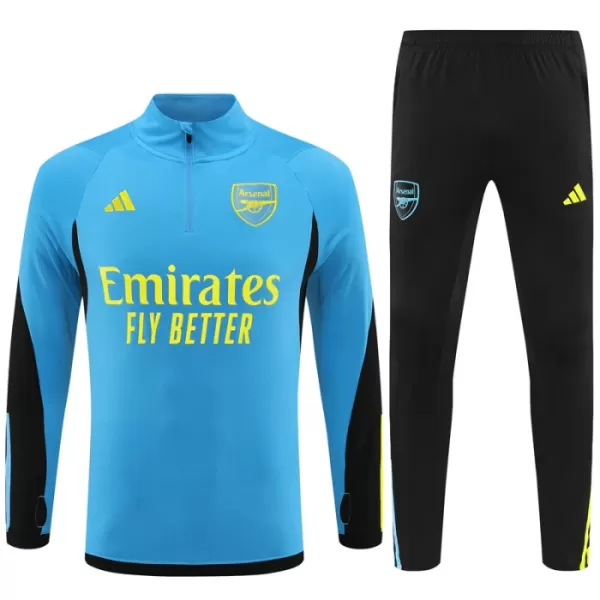 Arsenal Felpe da Allenamento Bambino 1/4-Zip 2023/24 Blu