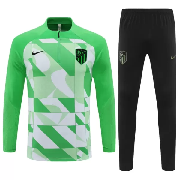 Atlético Madrid Felpe da Allenamento Uomo 1/4-Zip 2023/24 Verde