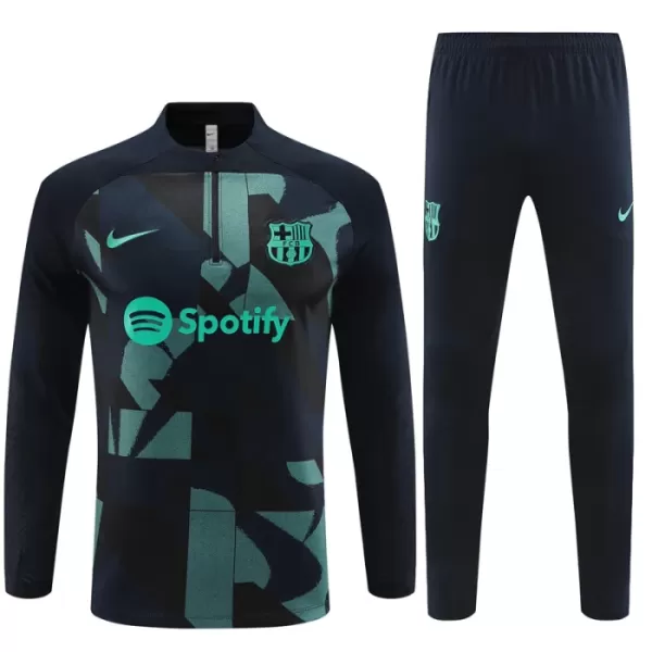 Barcellona Felpe da Allenamento Uomo 1/4-Zip 2023/24 Nera