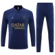 Paris Saint-Germain Felpe da Allenamento Bambino 1/4-Zip 2023/24 Navy