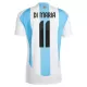 Maglia Argentina Di Maria 11 Uomo Primo 2024