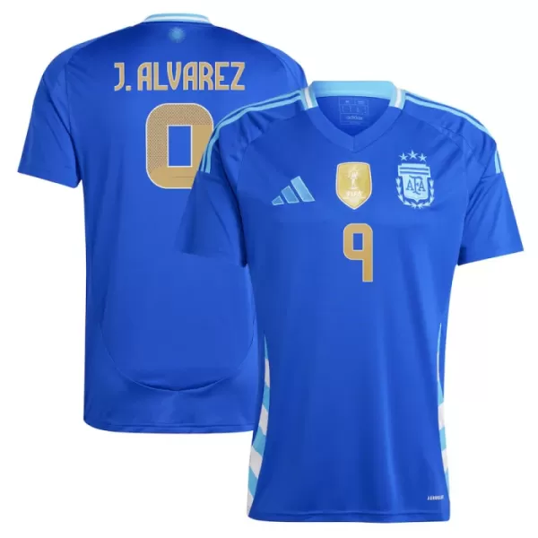 Maglia Argentina J. Alvarez 9 Uomo Secondo 2024