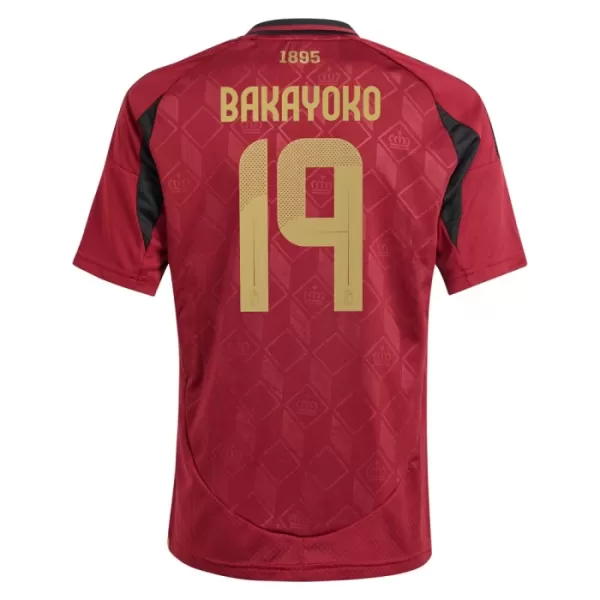 Completo calcio Belgio Bakayoko 19 Bambino Primo Euro 2024