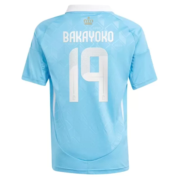 Completo calcio Belgio Bakayoko 19 Bambino Secondo Euro 2024