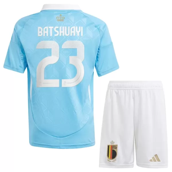 Completo calcio Belgio Batshuayi 23 Bambino Secondo Euro 2024