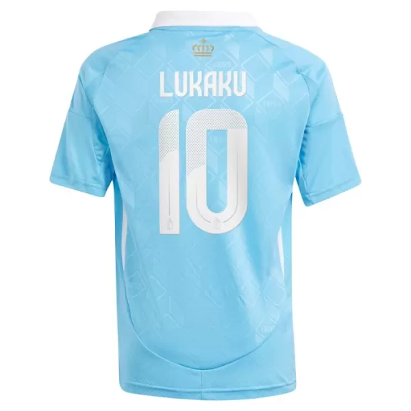 Completo calcio Belgio Lukaku 10 Bambino Secondo Euro 2024