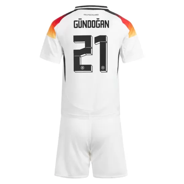 Completo calcio Germania Gündogan 21 Bambino Primo Euro 2024