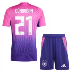 Completo calcio Germania Gündogan 21 Bambino Secondo Euro 2024 Completo calcio Germania Gündogan 21 Bambino Secondo Euro 2024