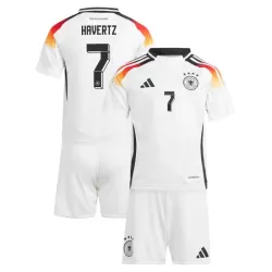Completo calcio Germania Kai Havertz 7 Bambino Primo Euro 2024 Completo calcio Germania Kai Havertz 7 Bambino Primo Euro 2024