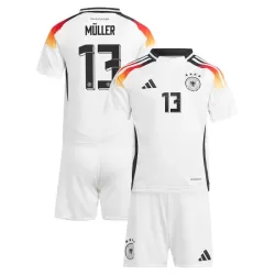 Completo calcio Germania Müller 13 Bambino Primo Euro 2024 Completo calcio Germania Müller 13 Bambino Primo Euro 2024