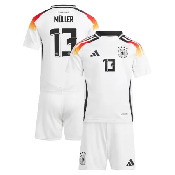 Completo calcio Germania Müller 13 Bambino Primo Euro 2024