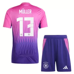 Completo calcio Germania Müller 13 Bambino Secondo Euro 2024 Completo calcio Germania Müller 13 Bambino Secondo Euro 2024