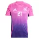 Maglia Germania Gündogan 21 Uomo Secondo Euro 2024