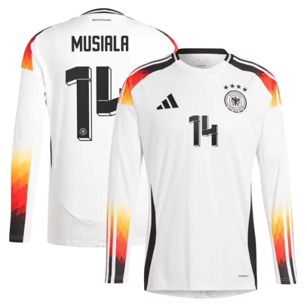 Maglia Germania Musiala 14 Uomo Primo Euro 2024 Maniche Lunghe