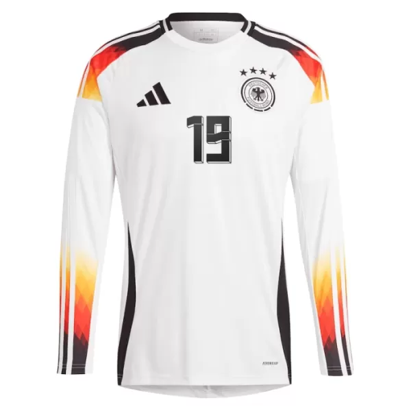 Maglia Germania Sané 19 Uomo Primo Euro 2024 Maniche Lunghe