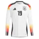 Maglia Germania Sané 19 Uomo Primo Euro 2024 Maniche Lunghe