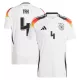 Maglia Germania Tah 4 Uomo Primo Euro 2024