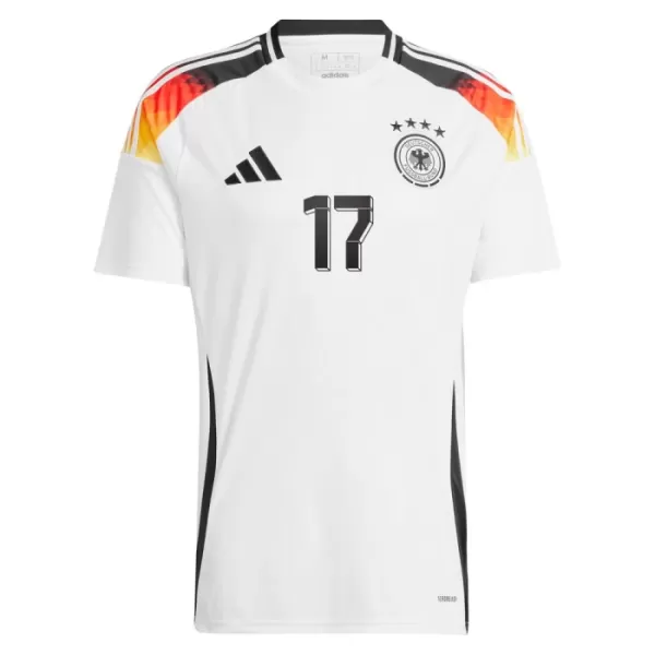 Maglia Germania Wirtz 17 Uomo Primo Euro 2024